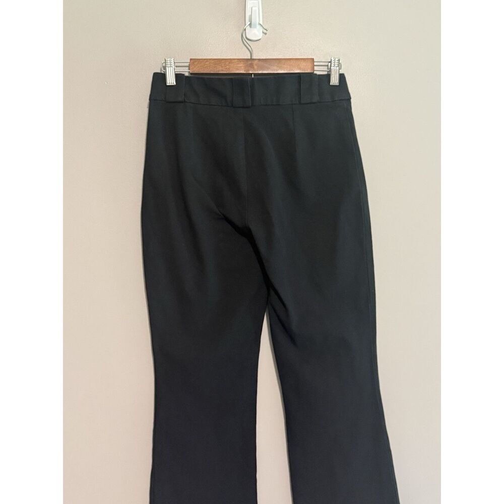 Lilly Pulitzer Parrish Crop Flare Pants Black Sailor Gold Buttons Preppy Size 4 - Picture 5 of 14